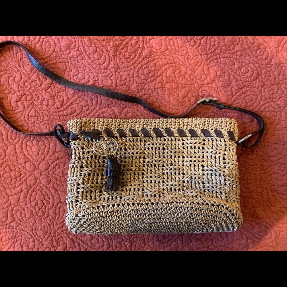 Brighton Straw crossbody bag